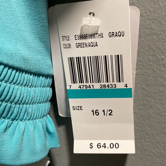 BRAND NEW GIRLS DRESS SIZE 16 1/2! NWT! SMOKE FREE HOME! BEAUTIFUL DRESS! - Picture 4 of 6